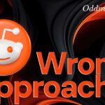 Illustration of common Reddit marketing mistakes showing a brand marketer entering a community with wrong strategies like excessive promotion, poor audience understanding, robotic messaging, and unrealistic expectations.